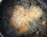 A picture of step 6 of Manchurian  pakoda penuts flavor me and Ajwain pakode.