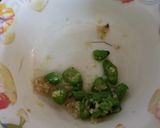 A picture of step 4 of Chicken momos.
