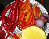 Foto langkah ke 1 dari resep Sambal mentah terasi / belacan.