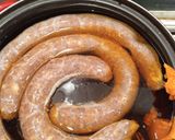 Sajtos tejfölös krumplifőzelék sült kolbásszal (rántásmentes és habarásmentes) recept fázis 6 fotója