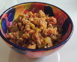 Foto del paso 8 de la receta: "Arroz" de Coliflor con Pollo y verdura🫑🍆🧅
