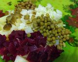 Foto del paso 1 de la receta: Ensaladilla de patata, remolacha con crema de tofu y perejil enriquecida con Agua de Mar