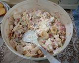 A picture of step 3 of Russian Salad.