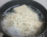 A picture of step 1 of Veg hakka noodles.