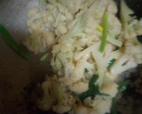 清炒白花椰的食譜步驟1照片