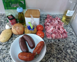 Foto del paso 1 de la receta: Fideos a la cazuela con costillas de cerdo