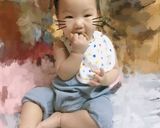 Hình bước làm 4 của món Bánh Yến Mạch Chuối Phomai Cho Bé