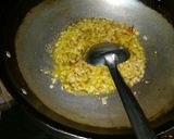 A picture of step 4 of Misal chaat.