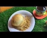 A picture of step 9 of Coconut pancake.