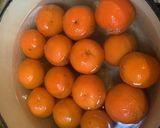 Une image de l'étape 2 de Clémentine 🍊confite 🥣façon dessert 🍨.