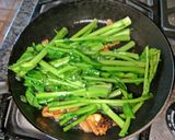 A picture of step 6 of Oyster Sauce Greens.