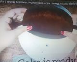 A picture of step 19 of Eggless chocolate cake no oven.