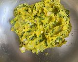 A picture of step 1 of Sweet Potato 🍠 & Barley Flour Stuff Roti (Tikki Chaat From Left Over Stuffing).