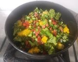 A picture of step 2 of Healthy Veg Lasagna.