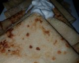 A picture of step 6 of Apple crepes.