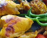 عکس مرحله 1 از دستور مرغ آبلیمویی زعفرانی