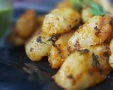 A picture of step 2 of Grilled Garlic Potato.