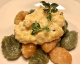 Foto del paso 6 de la receta: Gnocchi de espinacas y de tomate con salsa de quesos