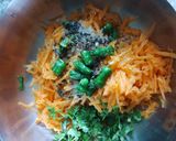 A picture of step 3 of Carrot koshimbir.