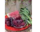 Diet Juice Watermelon Grape Raspberry Collards langkah memasak 1 foto