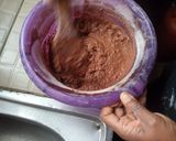 A picture of step 1 of Super Moist Chocolate Cake.