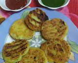 फलाहारी आलू टिक्की (Falahari Aloo Tikki Recipe in Hindi) रेसिपी चरण 3 फोटो