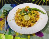 स्प्रिंग अनियन पोहा (spring onion poha recipe in Hindi) रेसिपी चरण 5 फोटो