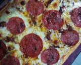 Foto del paso 9 de la receta: Pizza Casera Pepperoni y tocineta