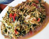 Foto langkah ke 2 dari resep Tumis Bunga Pepaya Khas Manado.