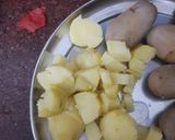 A picture of step 3 of Sabudana khichdi.