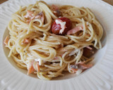 Foto del paso 6 de la receta: Espaguetis con salmón y anchoas