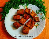 खमंग- खुसखुशीत कोथिंबीर वडी(Kothimbir vadi recipe in Marathi) रेसिपी स्टेप 4 फोटो 