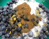 A picture of step 2 of Lemon Blueberry Crumble.