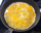 A picture of step 3 of Tamagoyaki Japanese Omelette.