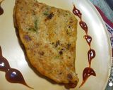 A picture of step 3 of Wheat flour chilla.