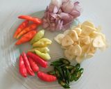 Foto langkah ke 1 dari resep Lodeh Pelangi - Bumbu iris anti ribet.