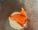 Foto del paso 1 de la receta: Papilla de yogur y papaya