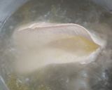 Foto del paso 1 de la receta: Pasta blanca de pollo con crema