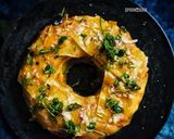 A picture of step 18 of Lasagna Ring Cake.