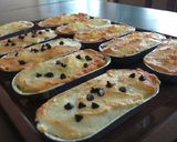 Foto langkah ke 8 dari resep Klapertaart keju chocochips.