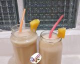 A picture of step 2 of Paw paw smoothie.