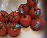 A picture of step 1 of Roasted Tuna Stuffing in a Tomato.