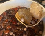 A picture of step 2 of Red Date and Dried Persimmon Sweet Soup with Butterfly Pea Flower Water.