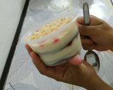 Foto langkah ke 8 dari resep Drink beng-beng Dessert box - brownies cheesecake.