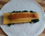 A picture of step 3 of Vegetarian Spinach Enchiladas.