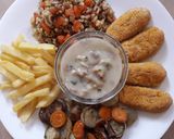Tejfölös gombamártás recept fázis 4 fotója