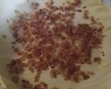 A picture of step 3 of Carbonara pie.