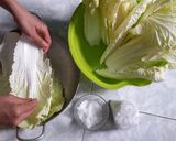 Hình bước làm 3 của món Kim chi cải thảo