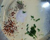 A picture of step 1 of Makki ki Roti.
