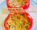 Melting Cheese Capsicum Stuffed (Vegan friendly) 濃郁起司彩椒烤盅(健康蔬食)的食譜步驟4照片